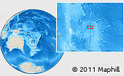 Shaded Relief Location Map of the area around 28° 27' 45" S, 171° 46' 30" E