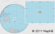 Gray Location Map of the area around 28° 27' 45" S, 172° 37' 30" E