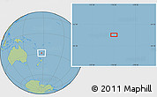 Savanna Style Location Map of the area around 28° 27' 45" S, 176° 52' 30" E