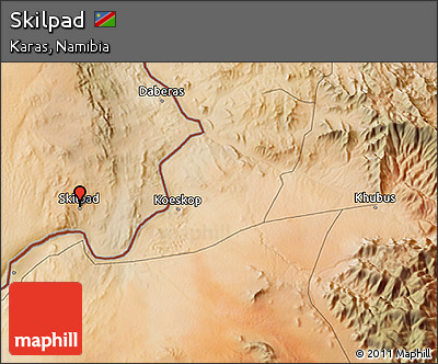 Satellite 3D Map of Skilpad