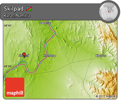 Physical Map of Skilpad