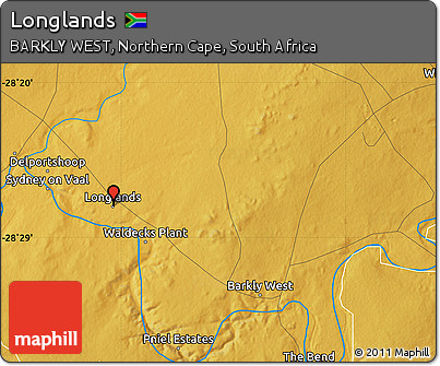 Physical Map of Longlands