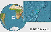 Satellite Location Map of the area around 28° 27' 45" S, 2° 37' 30" E