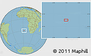 Savanna Style Location Map of the area around 28° 27' 45" S, 2° 37' 30" E