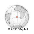 Outline Map of the Area around 28° 27' 45" S, 2° 28' 30" W, rectangular outline