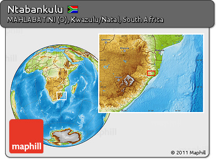 Physical Location Map of Ntabankulu