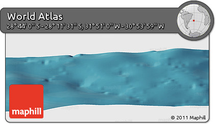 Satellite Panoramic Map of the Area around 28° 27' 45" S, 31° 22' 30" W