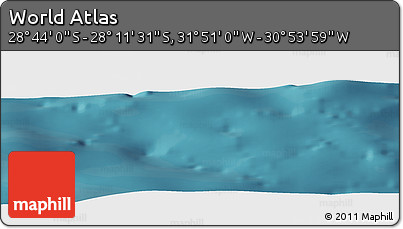 Satellite Panoramic Map of the Area around 28° 27' 45" S, 31° 22' 30" W