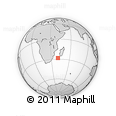 Outline Map of the Area around 28° 27' 45" S, 40° 52' 30" E, rectangular outline