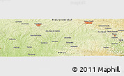 Physical Panoramic Map of the area around 28° 27' 45" S, 52° 37' 30" W