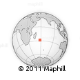 Outline Map of the Area around 28° 27' 45" S, 57° 52' 30" E, rectangular outline