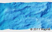 Physical 3D Map of the area around 28° 27' 45" S, 61° 16' 29" E