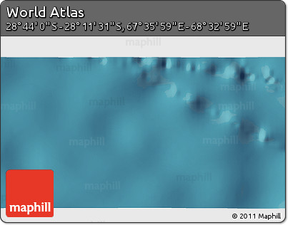 Satellite 3D Map of the Area around 28° 27' 45" S, 68° 4' 29" E
