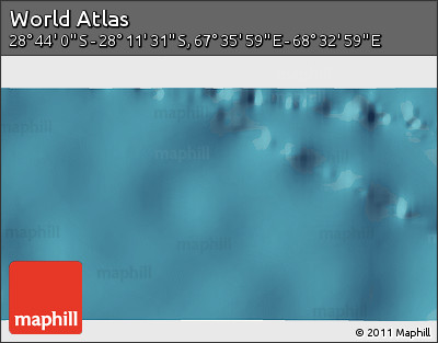 Satellite 3D Map of the Area around 28° 27' 45" S, 68° 4' 29" E