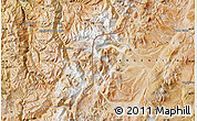 Satellite Map of the area around 28° 27' 45" S, 69° 37' 30" W