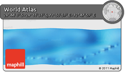 Physical Panoramic Map of the Area around 28° 27' 45" S, 72° 19' 29" E