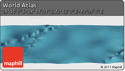 Satellite Panoramic Map of the Area around 28° 27' 45" S, 73° 10' 30" E