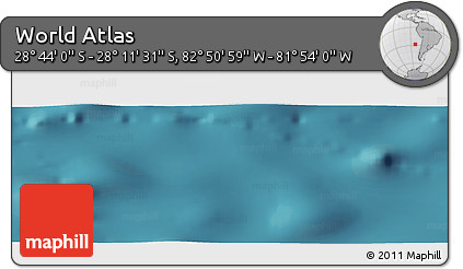 Satellite Panoramic Map of the Area around 28° 27' 45" S, 82° 22' 30" W