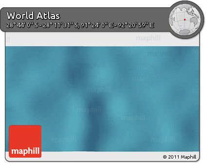 Satellite 3D Map of the Area around 28° 27' 45" S, 91° 52' 30" E