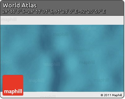 Satellite 3D Map of the Area around 28° 27' 45" S, 91° 52' 30" E