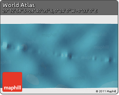 Satellite 3D Map of the Area around 28° 56' 46" S, 0° 4' 30" E
