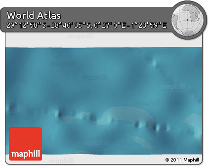 Satellite 3D Map of the Area around 28° 56' 46" S, 0° 55' 29" E