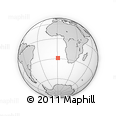 Outline Map of the Area around 28° 56' 46" S, 0° 55' 29" E, rectangular outline