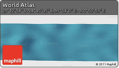 Satellite Panoramic Map of the Area around 28° 56' 46" S, 100° 22' 30" E