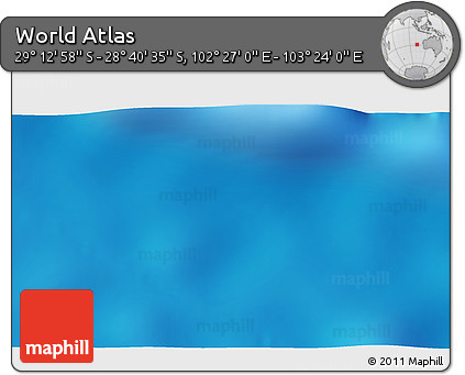 Physical 3D Map of the Area around 28° 56' 46" S, 102° 55' 30" E