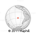 Outline Map of the Area around 28° 56' 46" S, 106° 10' 30" W, rectangular outline