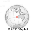 Outline Map of the Area around 28° 56' 46" S, 107° 10' 30" E, rectangular outline