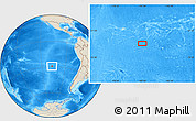 Shaded Relief Location Map of the area around 28° 56' 46" S, 107° 1' 30" W