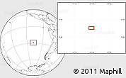 Blank Location Map of the area around 28° 56' 46" S, 107° 52' 30" W