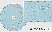 Gray Location Map of the area around 28° 56' 46" S, 107° 52' 30" W, hill shading
