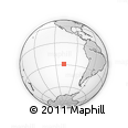 Outline Map of the Area around 28° 56' 46" S, 107° 52' 30" W, rectangular outline