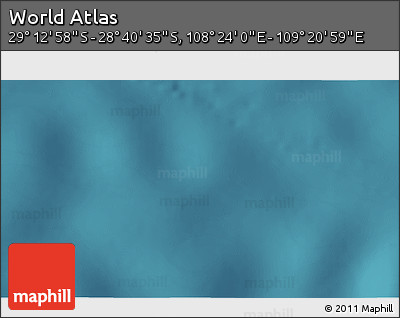 Satellite 3D Map of the Area around 28° 56' 46" S, 108° 52' 30" E