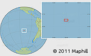 Savanna Style Location Map of the area around 28° 56' 46" S, 108° 43' 29" W