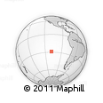Outline Map of the Area around 28° 56' 46" S, 108° 43' 29" W, rectangular outline