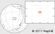 Blank Location Map of the area around 28° 56' 46" S, 109° 34' 29" W