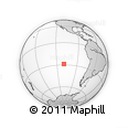 Outline Map of the Area around 28° 56' 46" S, 109° 34' 29" W, rectangular outline