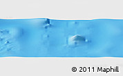 Shaded Relief Panoramic Map of the area around 28° 56' 46" S, 109° 34' 29" W