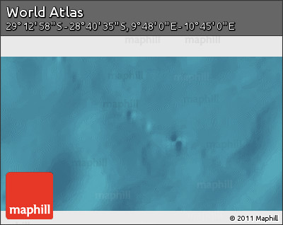 Satellite 3D Map of the Area around 28° 56' 46" S, 10° 16' 30" E