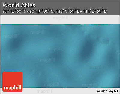 Satellite 3D Map of the Area around 28° 56' 46" S, 110° 34' 29" E