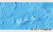 Physical 3D Map of the area around 28° 56' 46" S, 110° 25' 30" W
