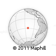 Outline Map of the Area around 28° 56' 46" S, 110° 25' 30" W, rectangular outline