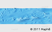 Shaded Relief Panoramic Map of the area around 28° 56' 46" S, 110° 25' 30" W
