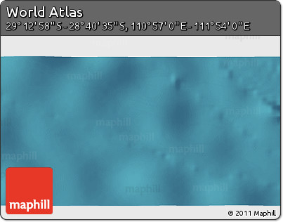 Satellite 3D Map of the Area around 28° 56' 46" S, 111° 25' 30" E