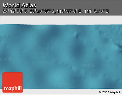 Satellite 3D Map of the Area around 28° 56' 46" S, 111° 25' 30" E