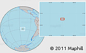 Gray Location Map of the area around 28° 56' 46" S, 111° 16' 30" W