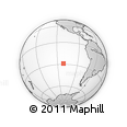 Outline Map of the Area around 28° 56' 46" S, 111° 16' 30" W, rectangular outline